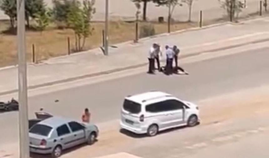 Diyarbakır'da motosiklet kazasında 1 yaralı