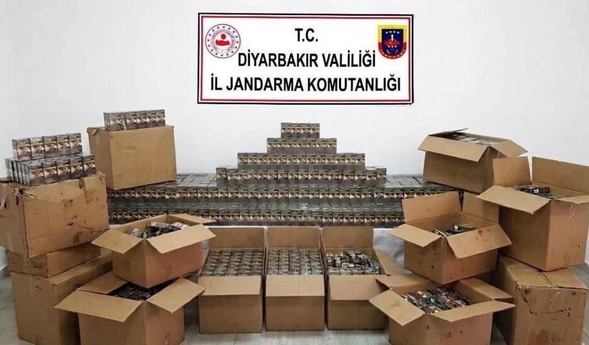 Diyarbakır'da operasyon: Binlerce kaçak ürün ele geçirildi