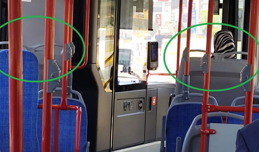 Diyarbakır'da yolcuları şaşırtan koltuk