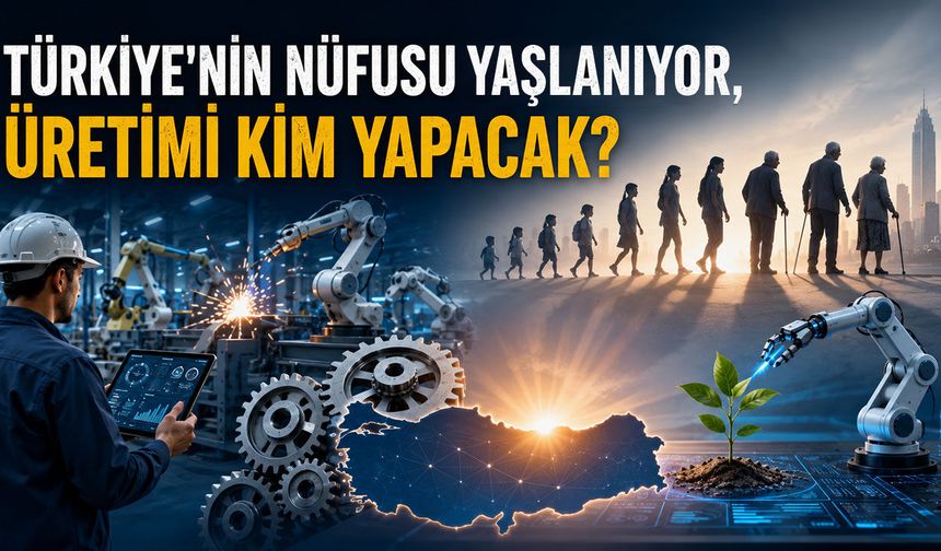 TÜRKİYE'NİN NÜFUSU YAŞLANIYOR, ÜRETİMİ KİM YAPACAK?