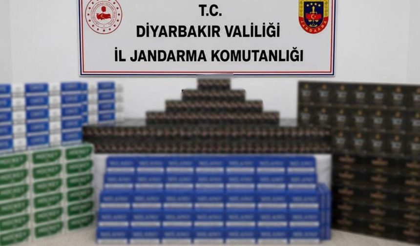 Diyarbakır'da kaçakçılık operasyonları: 35 şüpheliye işlem