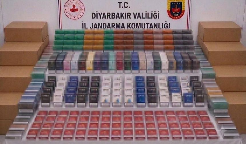 Diyarbakır'da binlerce kaçak ürün ele geçirildi
