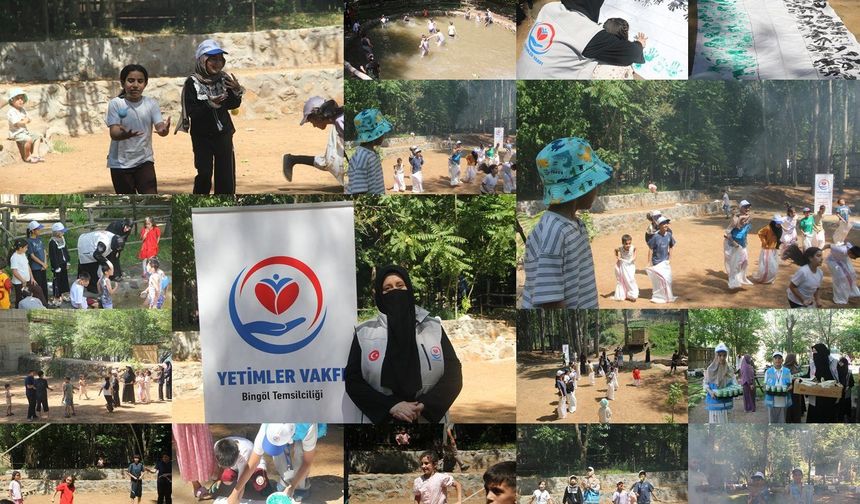 Yetimler Vakfı Bingöl'deki yetimlerin yüzünü güldürdü