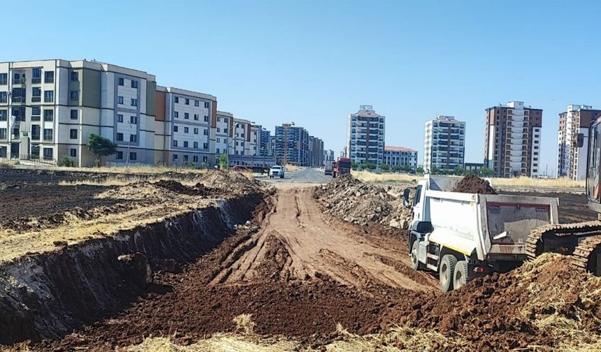 Diyarbakır'da yeni imar yolları için çalışmalar başladı