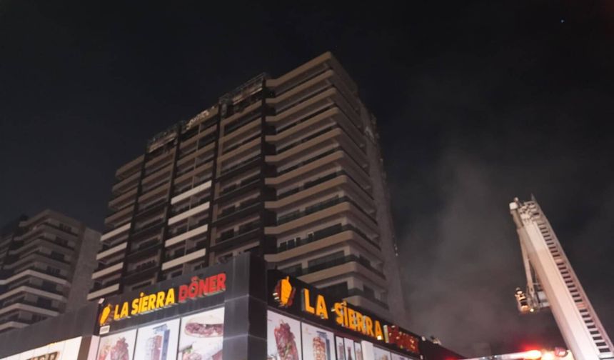 Diyarbakır'da 13 katlı plazada çıkan yangın kontrol altına alındı