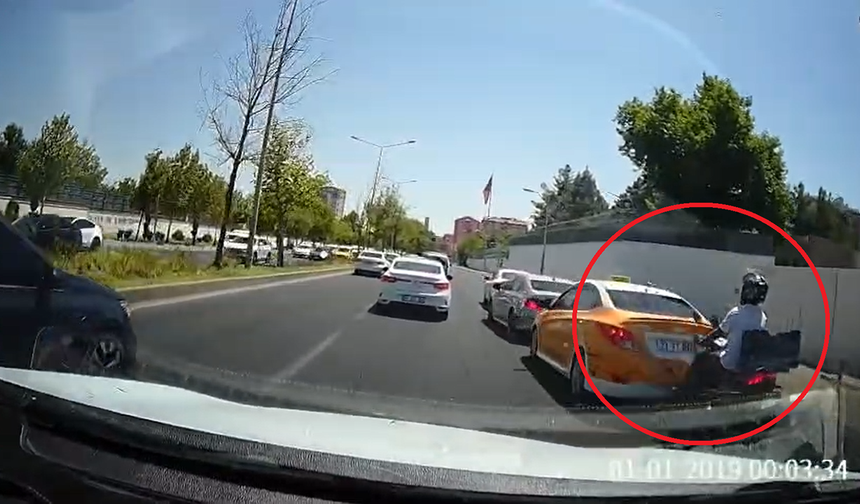 Diyarbakır'da saniyeler içinde yaşanan kaza kamerada