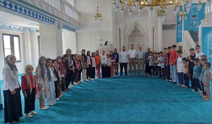 Çermik'te yaz Kur'an kursu kapanış programı düzenlendi