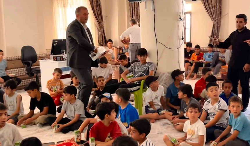Dicle'de Kur'an kursu öğrencileri gençlik merkezinde buluştu