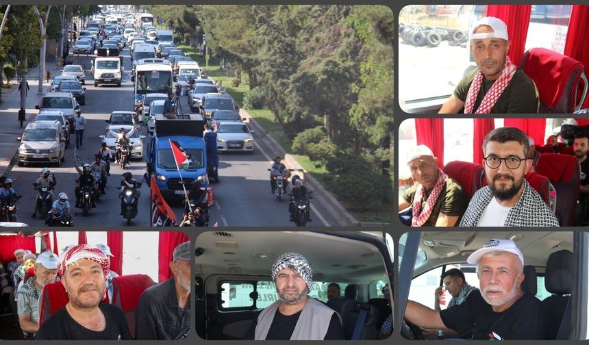 Filistin Konvoyu'na katılan gönüllüler: Amacımız Filistin davasını dünya gündeminde canlı tutmak
