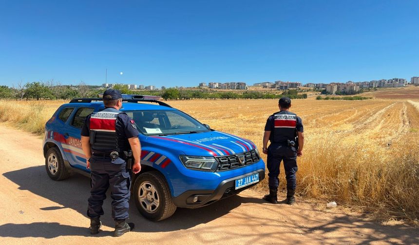 Gaziantep'te anız yangınlarına karşı denetim