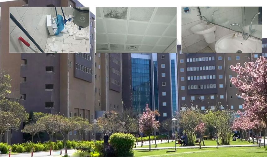 Diyarbakır'da hastanedeki hijyen skandalına hasta yakınlarından tepki