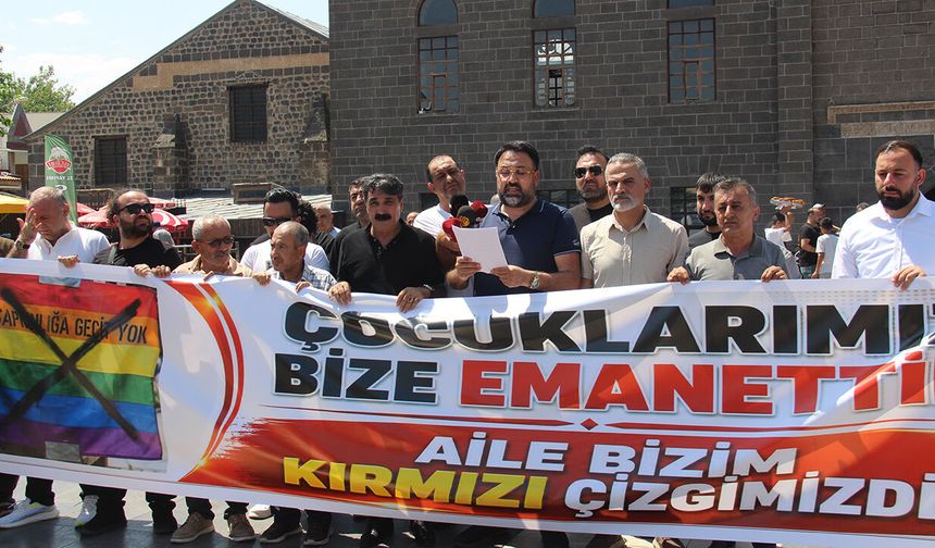 Diyarbakır’da LGBT tepkisi: Aile kurumunu savunacağız