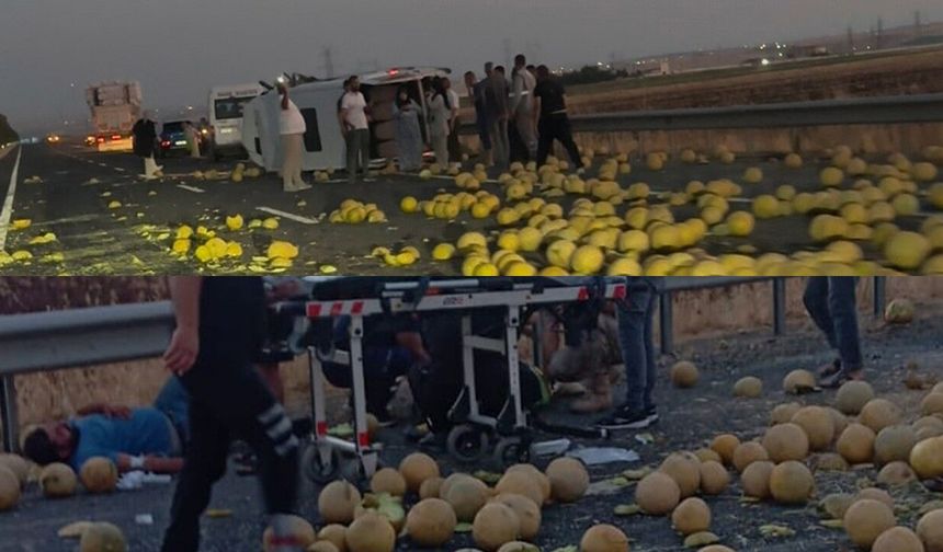 Diyarbakır'da can pazarı! Traktör ile minibüs çarpıştı