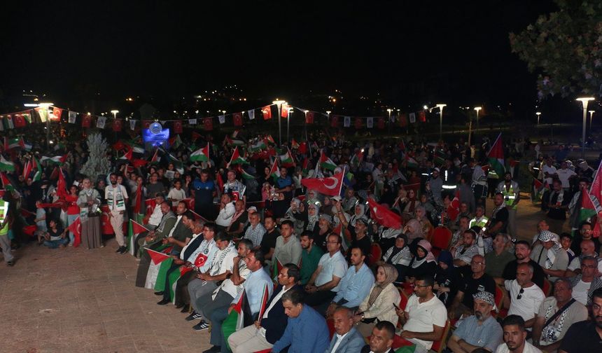 Uluslararası Filistin Konvoyu Şanlıurfa’da karşılandı