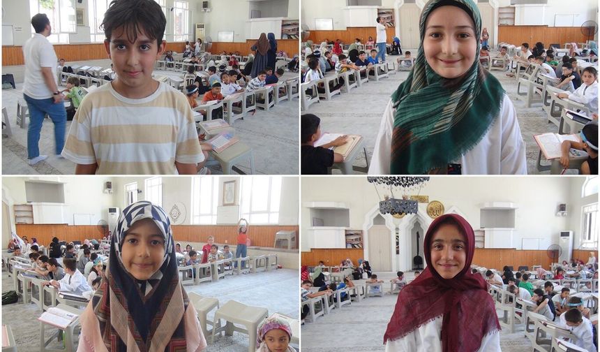 Yaz Kur'an kursları çocuklara hem manevi hem sosyal gelişim sunuyor
