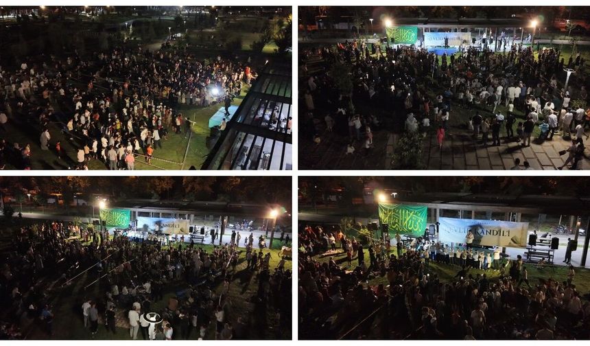 Davet ve Gençlik Hareketi Yenişehir'de kandil coşkusu yaşattı