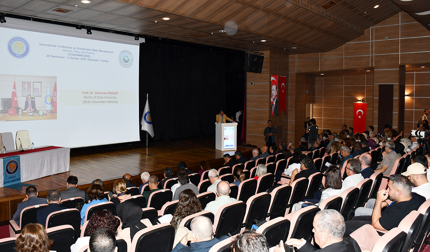 25 ülkeden bilim insanları Dicle Üniversitesi'nde su yönetimini konuşuyor