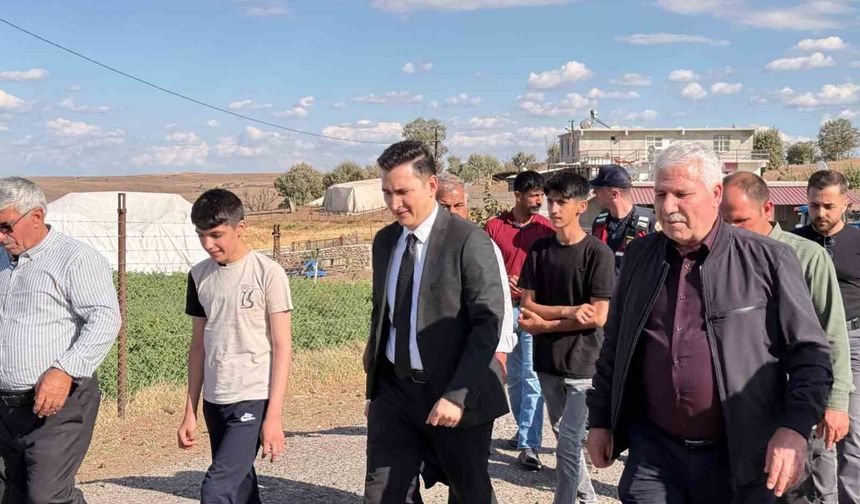 Çermik'te mahalle yolları yapımı denetlendi