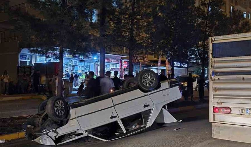 Silvan'da trafik kazası: 1 yaralı