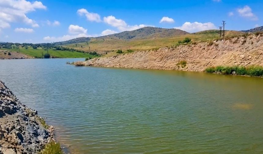 Kilis'te yağışlar göletleri canlandırdı