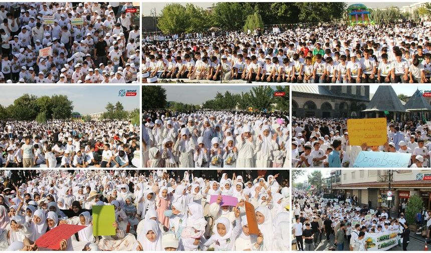 Diyarbakır’da çocukların "Hayat Namazla Güzeldir" buluşması