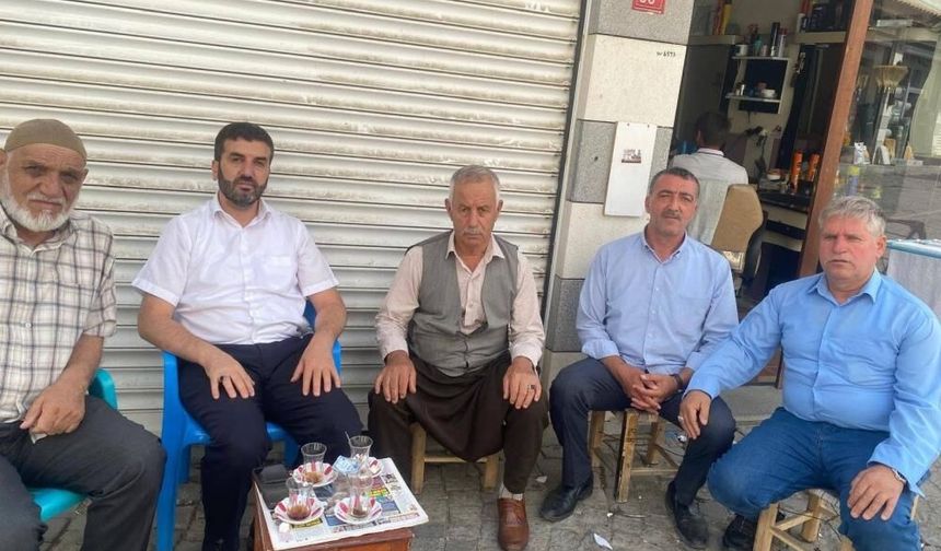 Çermik'te Ahilik Haftası buluşması: Müftü Kızılarslan esnafı ziyaret etti