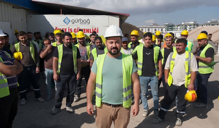 Şehir Hastanesi şantiyesinde işçiler eylem başlattı