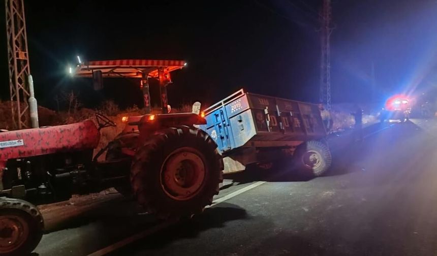 Diyarbakır yolunda cip ile traktör çarpıştı