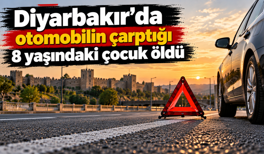 Diyarbakır'da otomobilin çarptığı 8 yaşındaki çocuk öldü