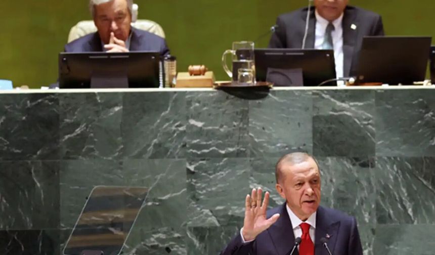 Erdoğan BM Genel Kurulu için New York'ta
