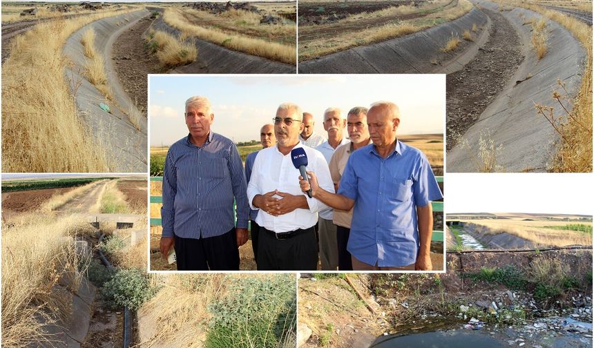 Ergani'de kullanılmayan GAP kanalı tepkisi: 11 mahalle su bekliyor