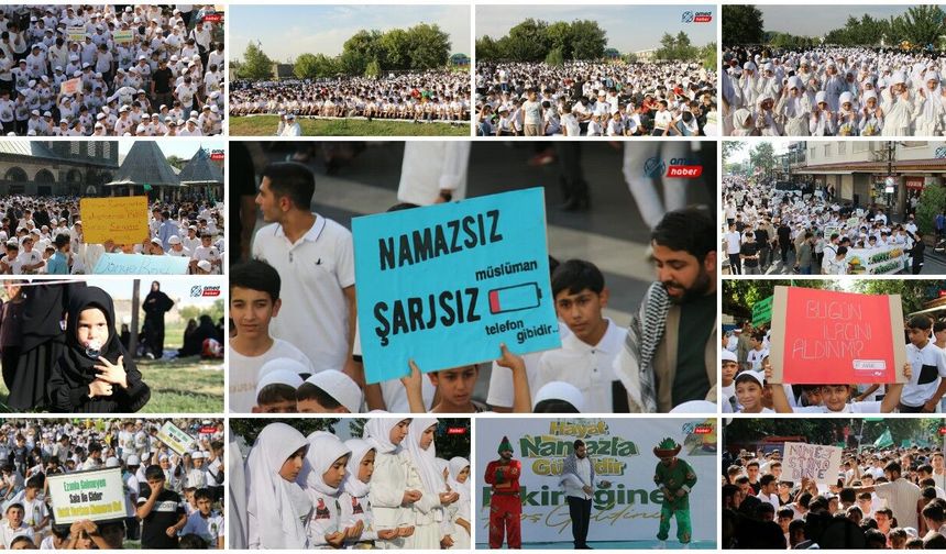 Diyarbakır’da "Hayat Namazla Güzeldir" programından renkli kareler