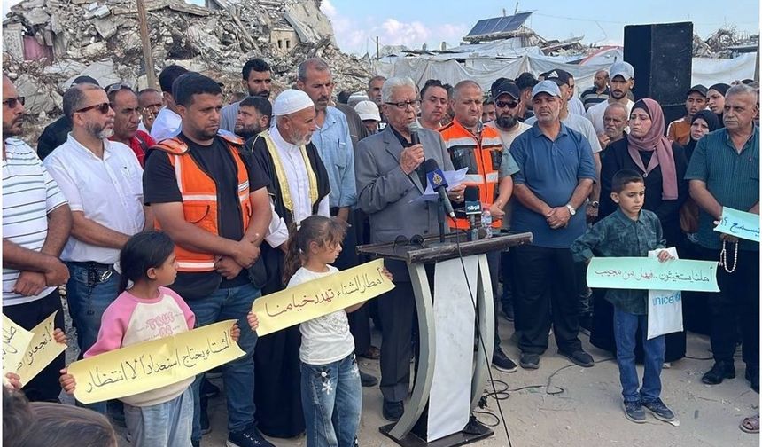 Gazze'de El-Zeytun sakinleri dünyaya seslendi