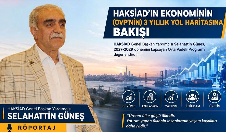 HAKSİAD'IN EKONOMİNİN (OVP'NİN) 3 YILLIK YOL HARİTASINA BAKIŞI