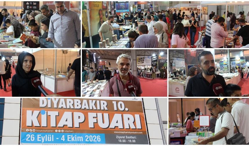 Kitapseverler 10. Diyarbakır Kitap Fuarı'nı değerlendirdi