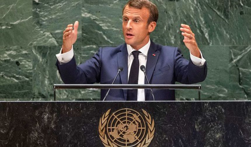 Macron: Gazze'deki manzara hepimiz için utanç verici