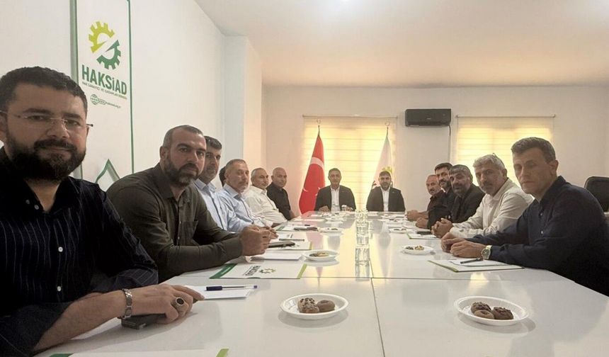 Mardin Ticaret ve Sanayi Odası Başkanı Çelik'ten HAKSİAD Mardin şubesine nezaket ziyareti