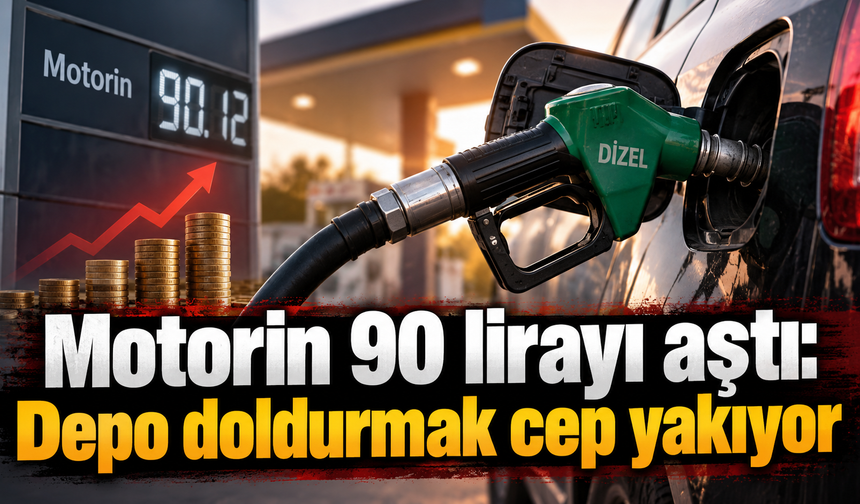 Motorin 90 lirayı aştı: Depo doldurmak cep yakıyor