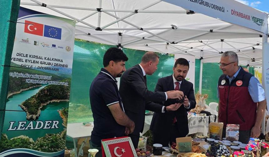 Dicle'nin yerel ürünleri ve lezzetleri Ankara'da tanıtıldı