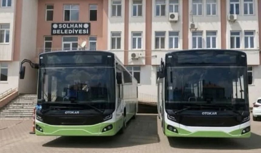Solhan'da ulaşıma iki yeni otobüs