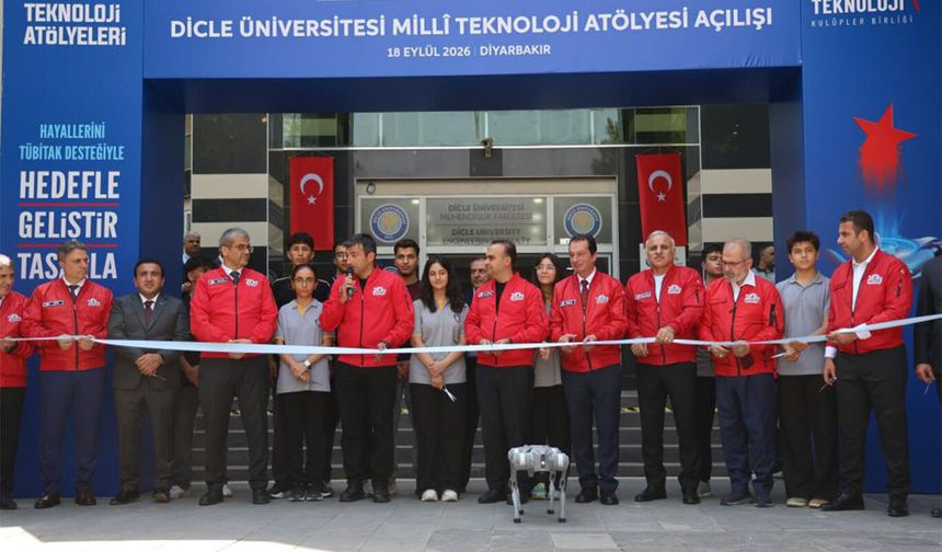 Dicle Üniversitesi'nde Milli Teknoloji Atölyesi açıldı