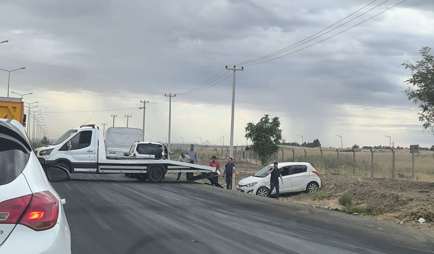 Diyarbakır Mardin Karayolu'nda trafik kazası