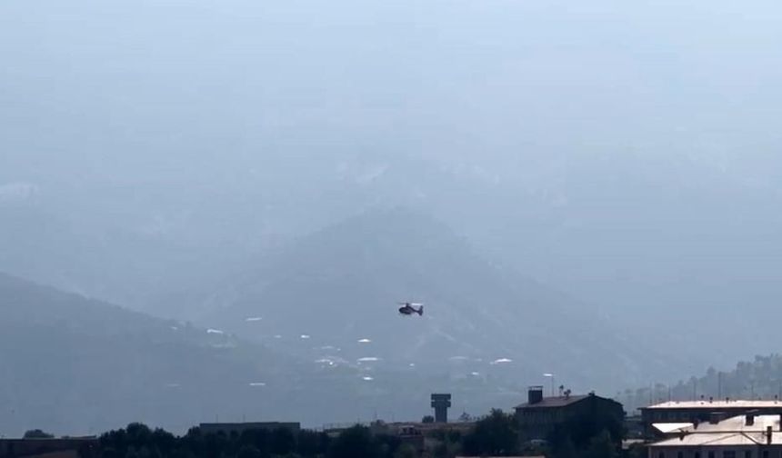 3 yıldır yatağa bağımlı çocuk için helikopter havalandı