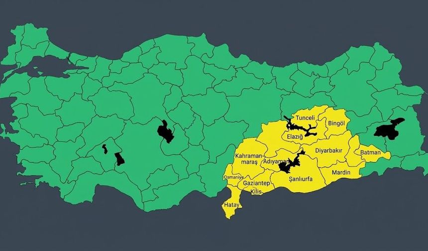 Bakanlıktan Diyarbakır ile bölge illeri için sağanak uyarısı