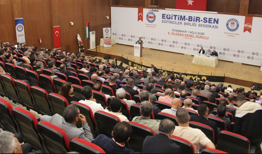Eğitim Bir-Sen Diyarbakır 1 No'lu Şube Başkanı Tekdemir güven tazeledi