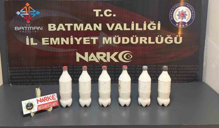 Batman'da 5 kilo metamfetamin ele geçirildi