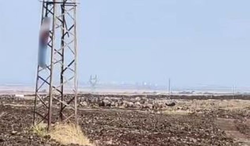Diyarbakır'da acı olay: Yüksek gerilim direğinde asılı bulundu