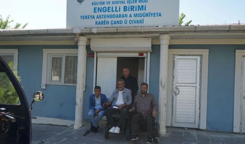 Diyarbakır'da engelli vatandaşlar: Bizi anlamak için 1 gün sandalyede yaşayın