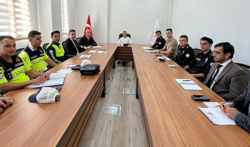 Dicle’de okul güvenliği toplantısı gerçekleştirildi