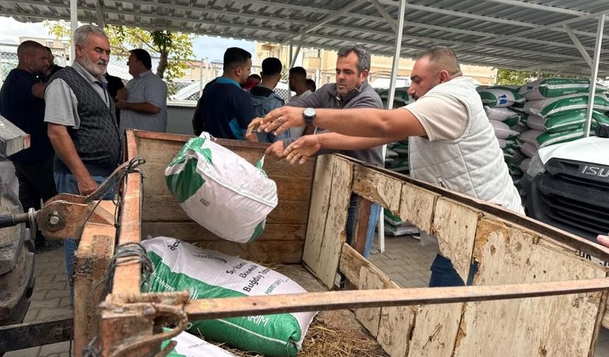 Tarımsal üretimi artıracak proje: 40 ton tohum dağıtıldı